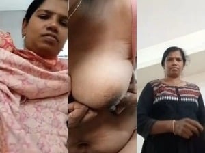 Aunty desi showing off tits and cunt