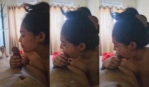 Amateur desi slut giving blowjob