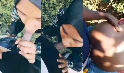 Amateur Desi girl fucking outDoor Blowjob