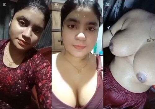 Amateur desi girl flashing big boobs online.