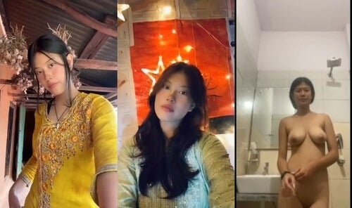 Nepali girl performs solo show just for her lover.