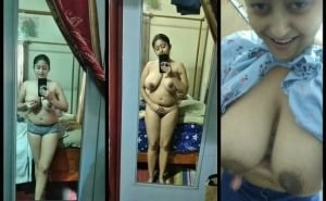 Nude desi chick filming herself in hot horniness
