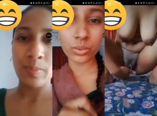 Indian girl finger herself