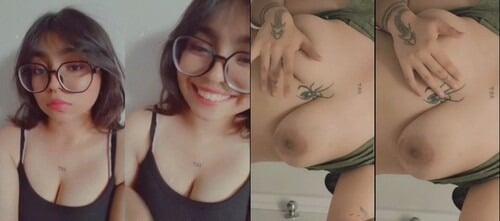 Big indian breasts on display by a young girl