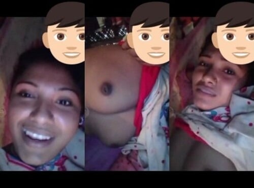 Boobs of desi girl on display for porn