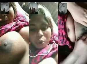 Desi amateur girl strips naked for vc porn show