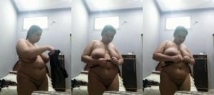 Girl removing old cloth for new in desi Bbw sex