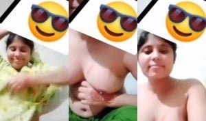 Indian chick flaunts massive breasts in video call