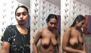 Indian girl's hot shower