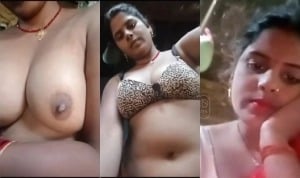 Amateur desi wife gets naked for a porn show.