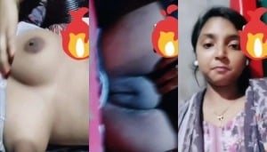 Indian girl gets naked for a hot show