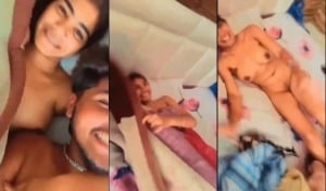 Amateur desi girl goes full nude to show her love.