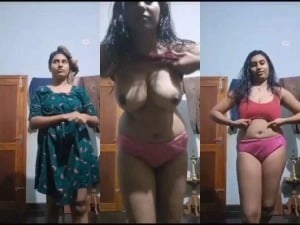 Boobs of desi girl on display for porn