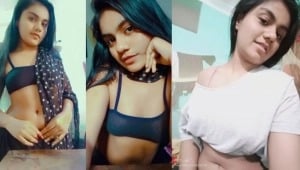 Indian girl gets naked for a hot show