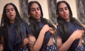 Boobs of desi girl on display for porn