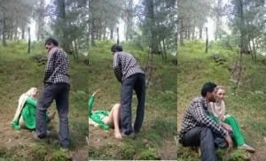 Fucking outside with my desi Lover