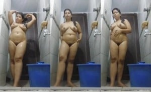 Indian girl's hot shower