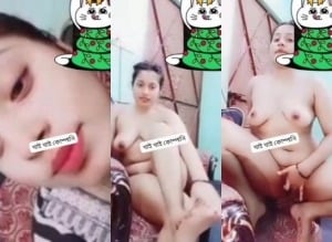 Indian girl finger herself