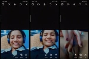 Cute desi porn: Indian girl exposes pussy.