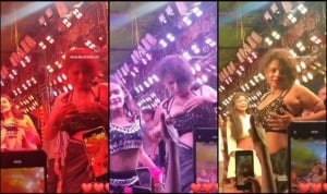 Boobs out for all to see in indian dance