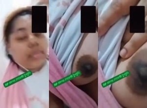 Boobs of desi girl on display for porn