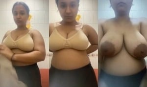 Booby desi babe exposing herself for you