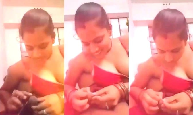 Indian wife sucking cock slowly