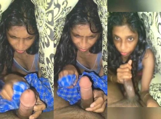 Indian desi wife sucking cock for sex