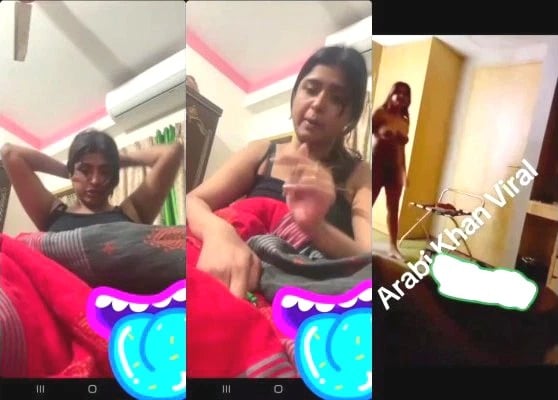 Girl gets naked in secret footage with her lover