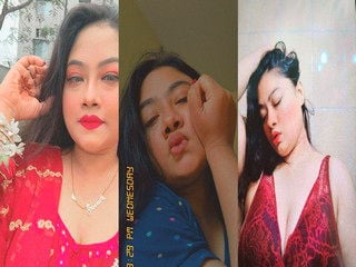 BBW desi girl strips for camera, naked and sensual