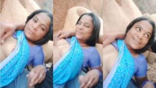 Desi amateur bhabhi having hot outdooor porn with bro-in-law