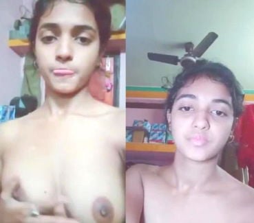 Indian porn: Hot girl goes naked and shows off