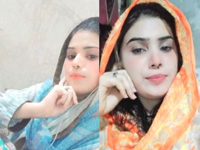 Cute Pakistani showing off
